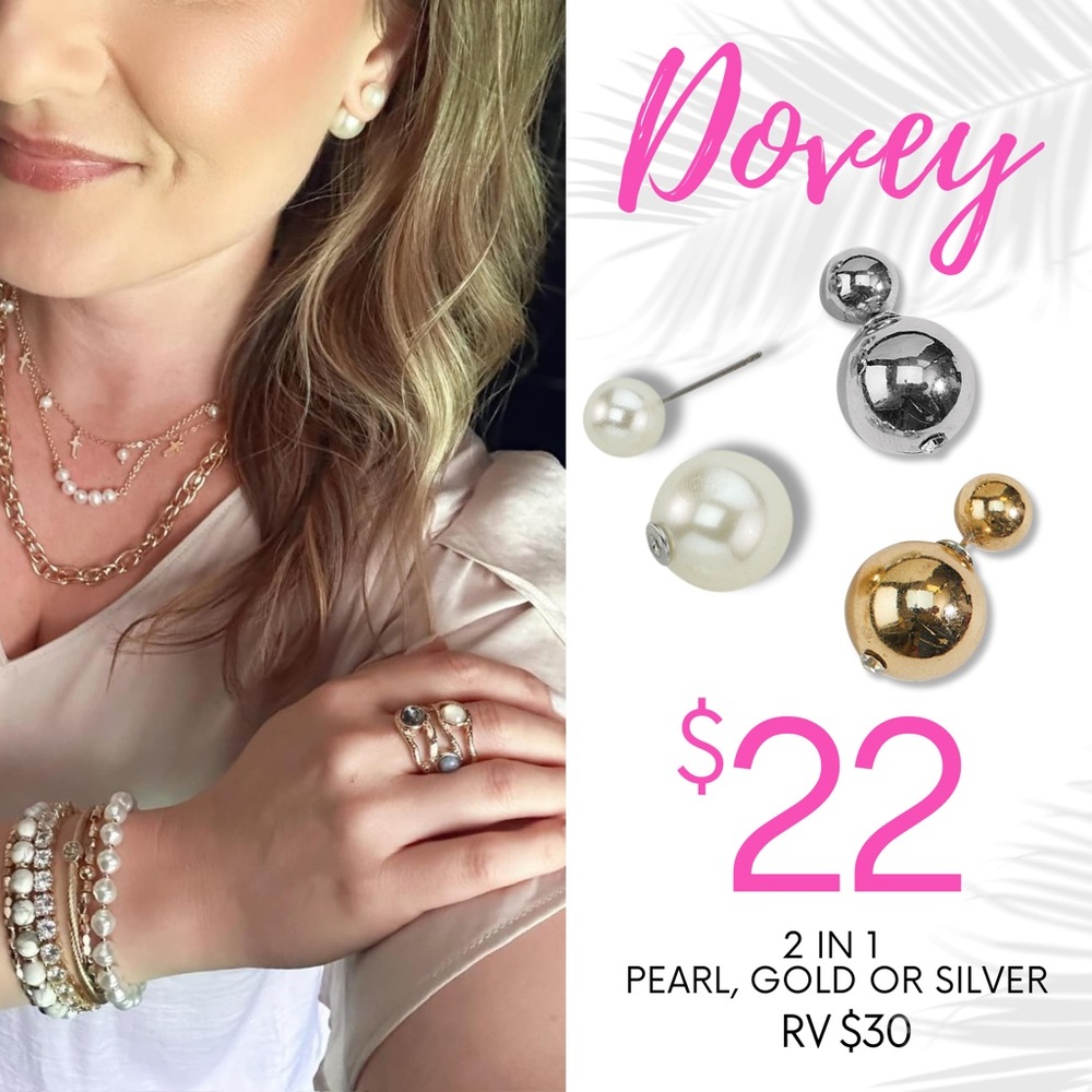 Park Lane Dovey Earrings Pearl